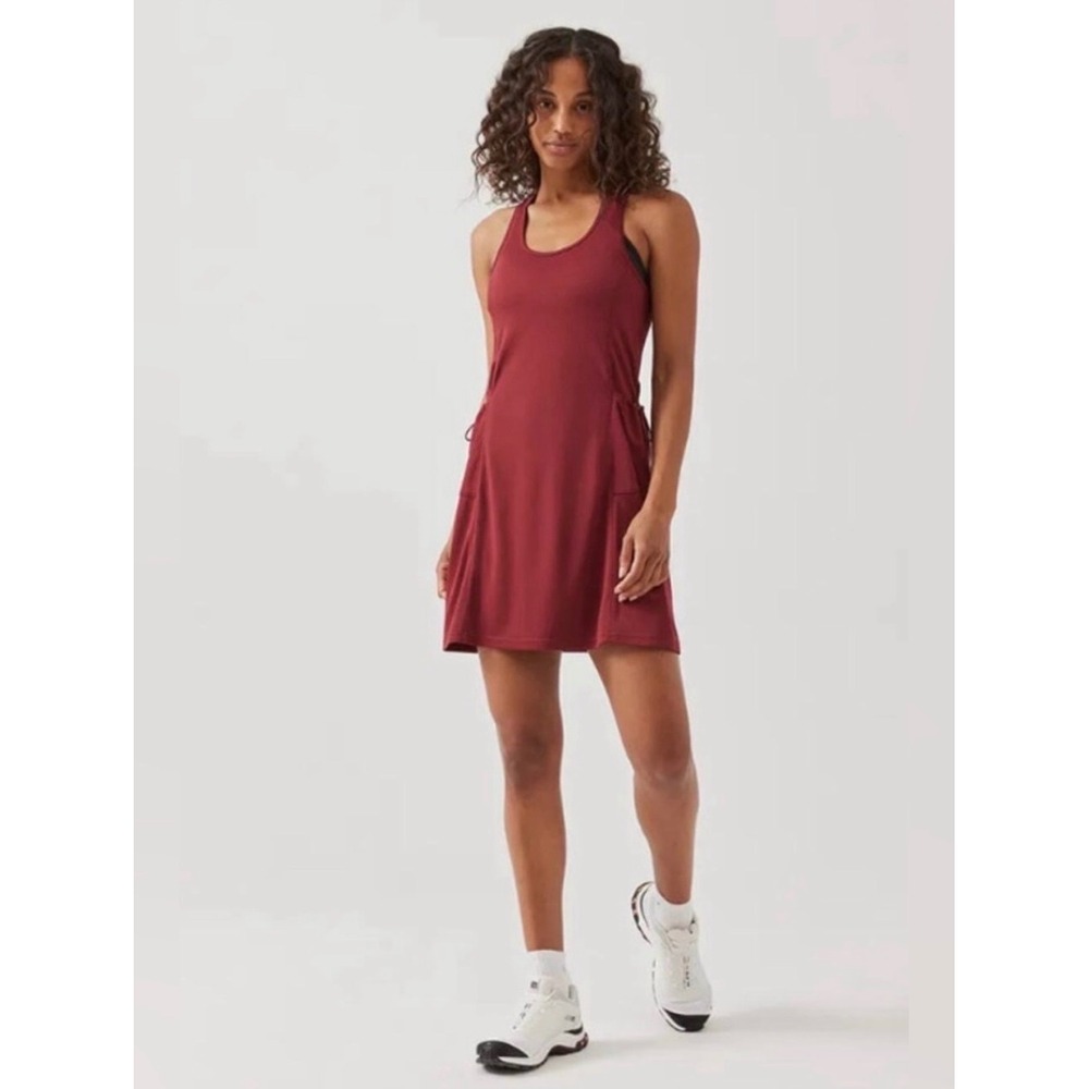Outdoor Voices RecMesh Dress Boysenberry Red Small W401807-BBM-BYB-3 NWT